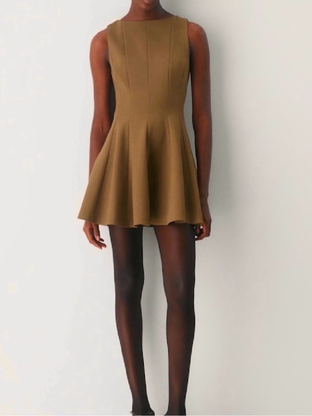 Aritizia Babaton Brown Proxy Mini Dress